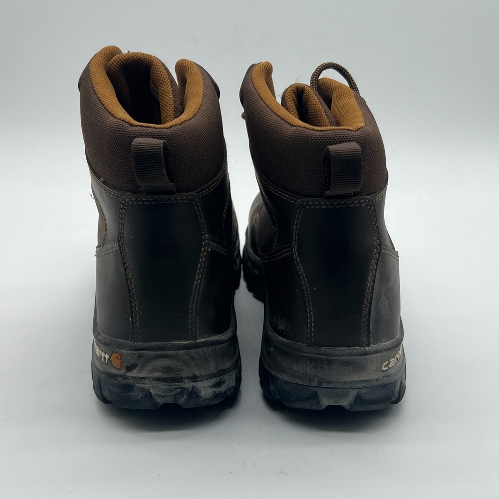 Carhartt CMF6284 Rugged Flex 6 Steel Toe Work Boots Mens 11 M Brown Leather EH - Picture 3 of 8